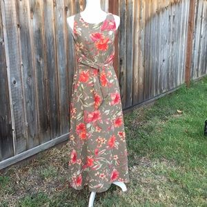 Coldwater Creek Fancy Wrap Top Maxi